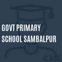 Govt Primary School Sambalpur Logo