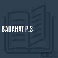 Badahat P.S Primary School Logo