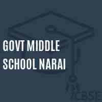Govt Middle School Narai Logo