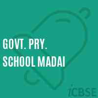 Govt. Pry. School Madai Logo