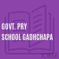 Govt. Pry School Gadhchapa Logo