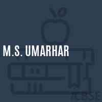M.S. Umarhar Middle School Logo