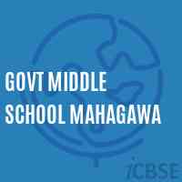Govt Middle School Mahagawa Logo