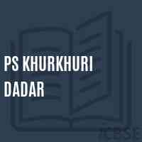 Ps Khurkhuri Dadar Primary School Logo