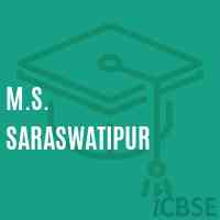 M.S. Saraswatipur Middle School Logo