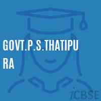 Govt.P.S.Thatipura Primary School Logo