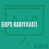 Gbps Kariyavati Primary School Logo