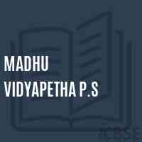 Madhu Vidyapetha P.S Primary School Logo