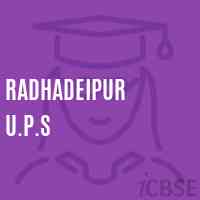 Radhadeipur U.P.S School Logo