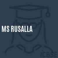 Ms Rusalla Middle School Logo