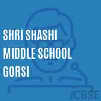 Shri Shashi Middle School Gorsi Logo
