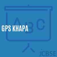Gps Khapa Primary School Logo