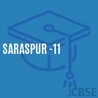 Saraspur -11 Middle School Logo