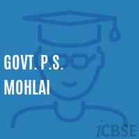 Govt. P.S. Mohlai Primary School Logo
