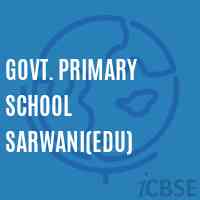 Govt. Primary School Sarwani(Edu) Logo