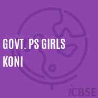 Govt. Ps Girls Koni Primary School Logo