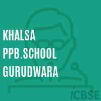 Khalsa Ppb.School Gurudwara Logo