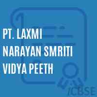 Pt. Laxmi Narayan Smriti Vidya Peeth Primary School Logo