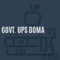 Govt. Ups Doma Middle School Logo