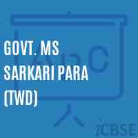 Govt. Ms Sarkari Para (Twd) Middle School Logo