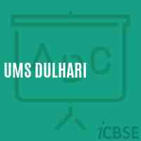 Ums Dulhari Middle School Logo