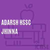 Adarsh Hssc Jhinna Senior Secondary School Logo