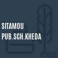 Sitamou Pub.Sch.Kheda Middle School Logo