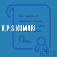 K.P.S.Kumari Primary School Logo