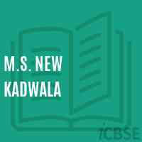 M.S. New Kadwala Middle School Logo