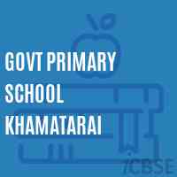 Govt Primary School Khamatarai Logo