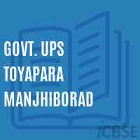 Govt. Ups Toyapara Manjhiborad Middle School Logo
