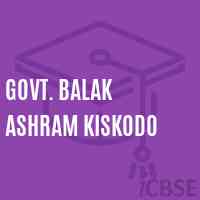 Govt. Balak Ashram Kiskodo Primary School Logo