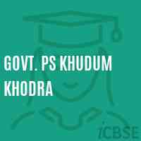 Govt. Ps Khudum Khodra Primary School Logo