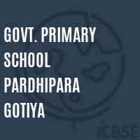 Govt. Primary School Pardhipara Gotiya Logo