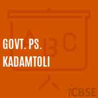 Govt. Ps. Kadamtoli Primary School Logo