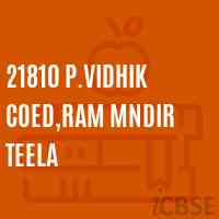 21810 P.Vidhik Coed,Ram Mndir Teela Middle School Logo