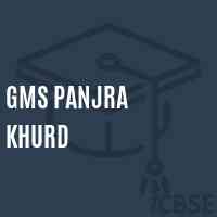 Gms Panjra Khurd Middle School Logo