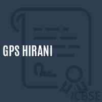 Gps Hirani Primary School Logo