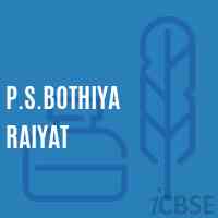 P.S.Bothiya Raiyat Primary School Logo