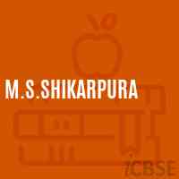 M.S.Shikarpura Middle School Logo