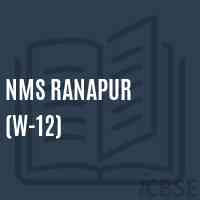 Nms Ranapur (W-12) Middle School Logo