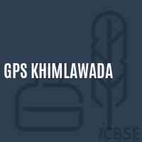 Gps Khimlawada Primary School Logo