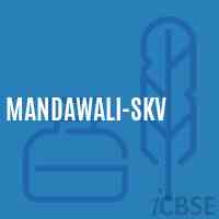 Mandawali-SKV Senior Secondary School Logo