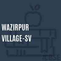 Wazirpur Village-SV Senior Secondary School Logo