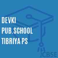 Devki Pub.School Tibriya Ps Logo