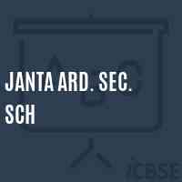 Janta Ard. Sec. Sch Senior Secondary School Logo