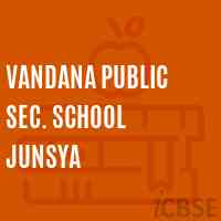 Vandana Public Sec. School Junsya Logo
