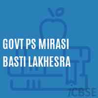 Govt Ps Mirasi Basti Lakhesra Primary School Logo