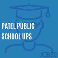 Patel Public School Ups Logo