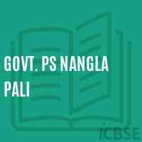 Govt. Ps Nangla Pali Primary School Logo
